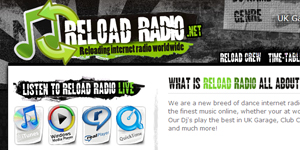 Portfolio - ReloadRadio Website